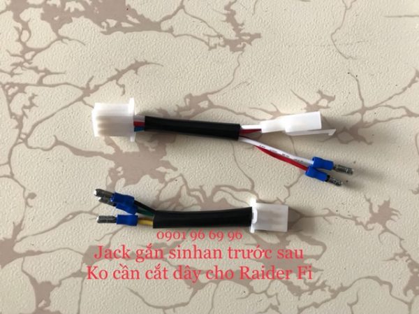 Jack socket nối dây điện choá đèn lái Suzuki Satria Fi, Raider Fi Việt Nam